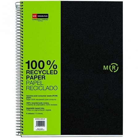 Miquelrius Cuaderno Note Book 4 A4 120 Hojas Negro Miquelrius Cuaderno Note Book 4 A4 120 Hojas Negro